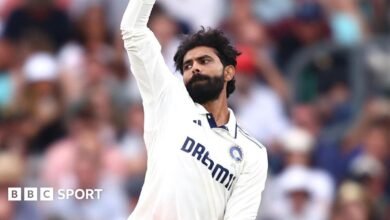 Ravantra Jadeja interpreta a las Indias Occidentales del martillo indio para ganar tres días
