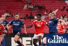 El Arsenal disfruta de su regreso a Lisboa mientras Mead y Russo vencieron al Benfica en la WCL | Liga de Campeones femenina