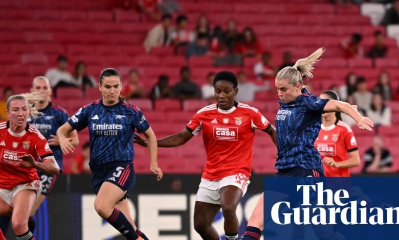 El Arsenal disfruta de su regreso a Lisboa mientras Mead y Russo vencieron al Benfica en la WCL | Liga de Campeones femenina El Arsenal disfruta de su regreso a Lisboa mientras Mead y Russo vencieron al Benfica en la WCL | Liga de Campeones femenina