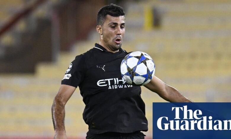 Reemplazos de Rodri escasos con el metrónomo de Manchester City que carece de ritmo | Manchester City