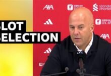 Liverpool 0-3 Crystal Palace: el entrenador de los Red Devils, Arne Slot, defiende la selección del equipo de la Copa EFL en la derrota de Anfield