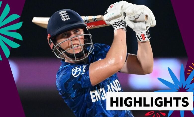 Lo más destacado de la Copa Mundial de la mujer: Inglaterra vs Bangladesh