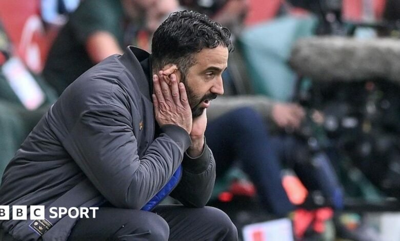Amorim dice que Man Utd “necesita resultados para nuevas operaciones del proyecto”.