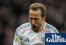 Fútbol europeo: Harry Kane estableció el último récord en la victoria de Frankfurt del Bayern | Fútbol de clubes europeos