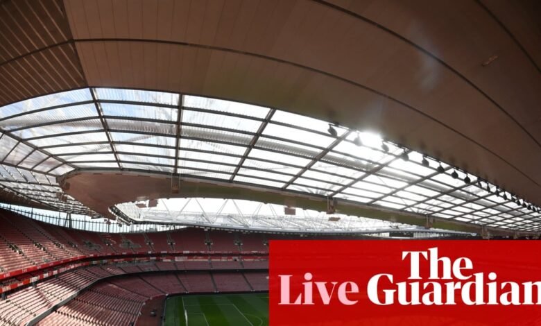 Arsenal v West Ham, Manchester United v Sunderland, y más: fútbol – directamente | Fútbol americano