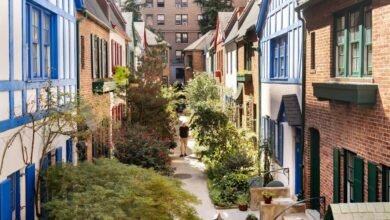 Inside Pomander Walk, una carretera oculta en Nueva York cerca del Central Park: Fotos