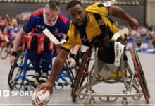 Cenizas de la Liga de Rugby en Silla de Ruedas: Luis Domingos, jugador de baloncesto portugués que se convirtió en equipo de la Liga de Rugby de Inglaterra