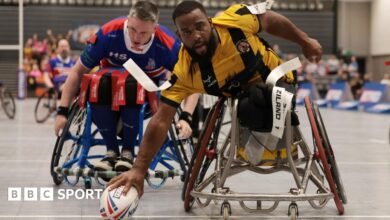 Cenizas de la Liga de Rugby en Silla de Ruedas: Luis Domingos, jugador de baloncesto portugués que se convirtió en equipo de la Liga de Rugby de Inglaterra