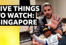 ¿La carrera de campeonato terminará en Singapur?