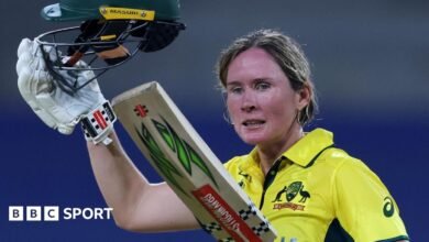 Mujeres de cricket de la Copa Mundial 2025: Beth Mooney salvó a Australia de la derrota de Pakistán