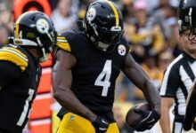 DK Metcalf de los Steelers dice que las patadas en el trasero de los Browns son divertidas en la Semana 6 de la NFL