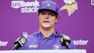 JJ McCarthy de los Vikings dice que el tobillo aún no está ‘al 100%’ y da un cronograma de recuperación de la lesión