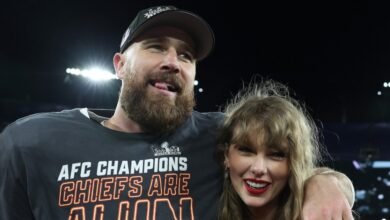 Taylor Swift Baghdatt Travis Kels apreciado como una vida de fiesta