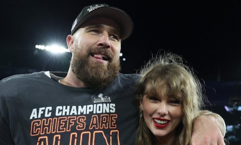 Taylor Swift Baghdatt Travis Kels apreciado como una vida de fiesta
