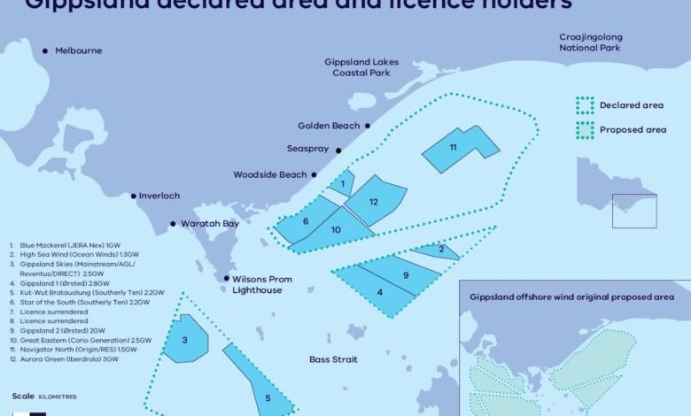 RWE descarta el proyecto eólico marino Gippsland debido a los costes y la incertidumbre en la subasta RWE descarta el proyecto eólico marino Gippsland debido a los costes y la incertidumbre en la subasta