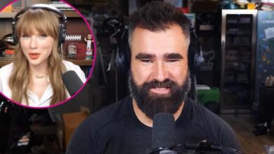 Jason Kels reacciona a Taylor Swift Easter Easts del episodio New Heights