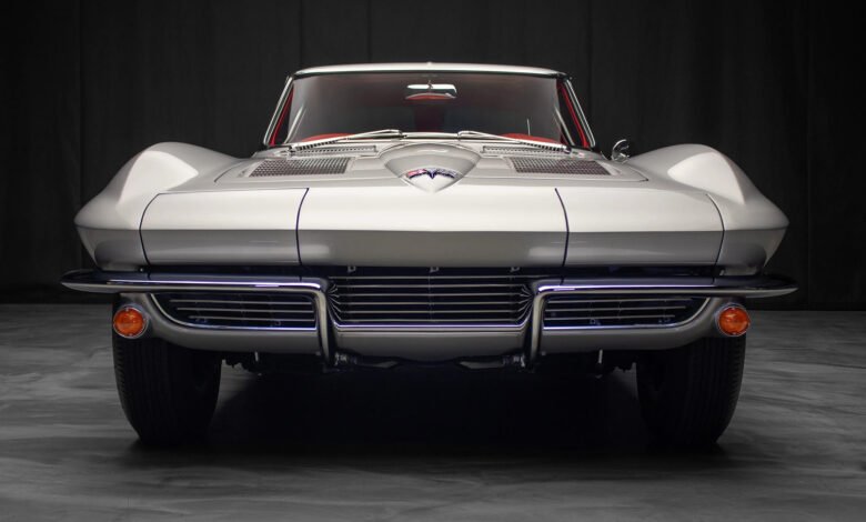 1963 Chevrolet Corvette con ventana dividida | Desembalar la caja 1963 Chevrolet Corvette con ventana dividida | Desembalar la caja