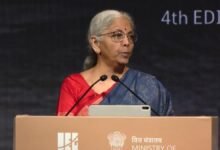 Nirmala Sitharaman dijo que la capacidad de la India para absorber los choques externos es fuerte en el cambio económico mundial.