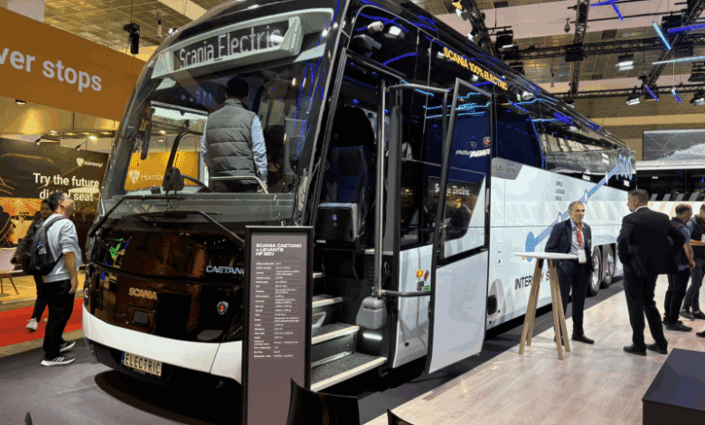 Scania se suma a la carrera de autocares eléctricos con plataforma de 600 km