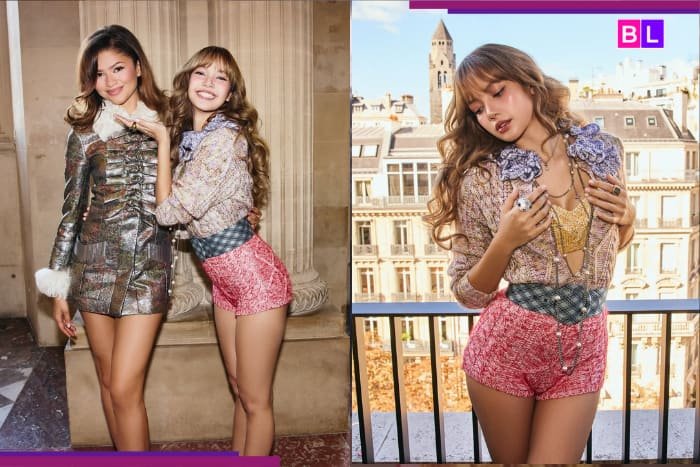 Lisa comparte imágenes virales con Gendaya y Felix de la Semana de la Moda de París