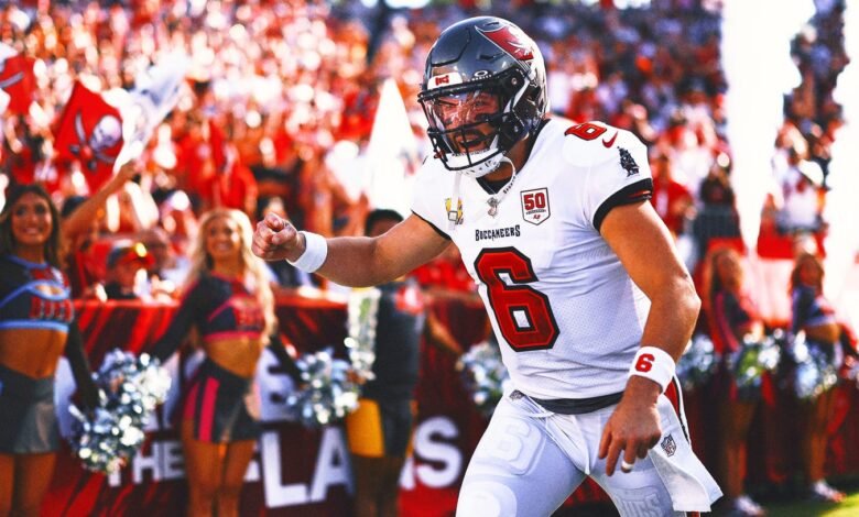 ‘Todos amamos a Baker hasta la muerte’: Baker Mayfield continúa logrando un desempeño similar al de MVP ‘Todos amamos a Baker hasta la muerte’: Baker Mayfield continúa logrando un desempeño similar al de MVP