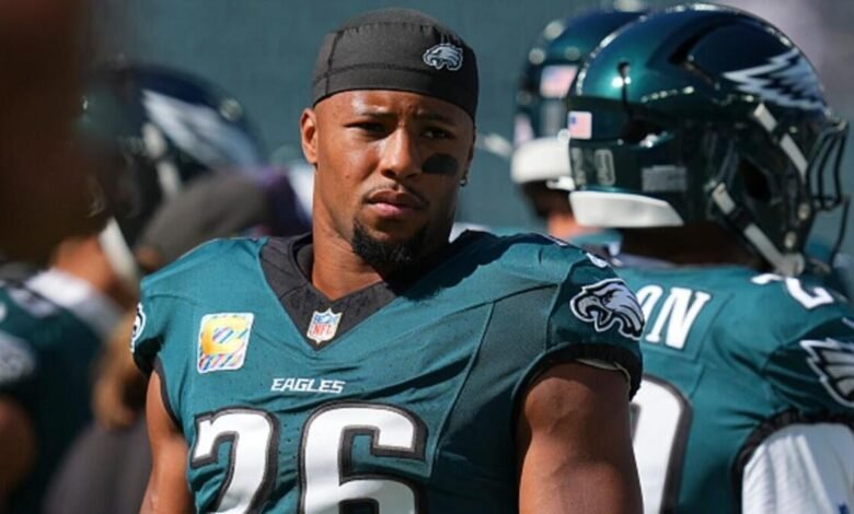 Lesión de Saquon Barkley: Eagles RB (Knee) dijo que tenía ‘dolor común’, ‘muy emocionado’ al jugar a los gigantes en ‘tnf’