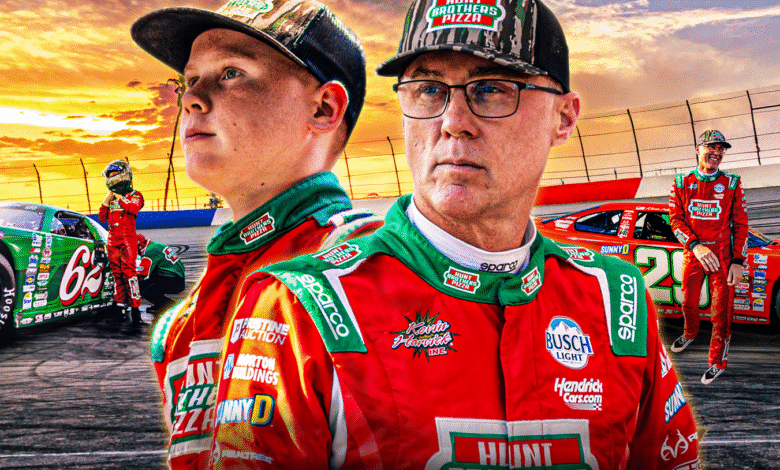 ‘Me ha azotado el trasero’: Dentro de las batallas de carreras de Kevin y Keelan Harvick ‘Me ha azotado el trasero’: Dentro de las batallas de carreras de Kevin y Keelan Harvick