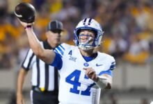 BYU en comparación con Virginia Occidental, las mejores probabilidades, predicciones, apuestas