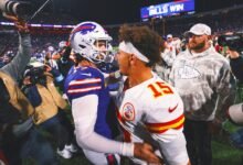 A los fanáticos de los Bills no les agrada Patrick Mahomes y él lo sabe