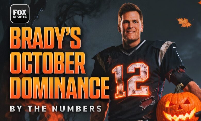 Las estadísticas de Tom Brady en octubre son increíbles: dentro del dominio de las cabras