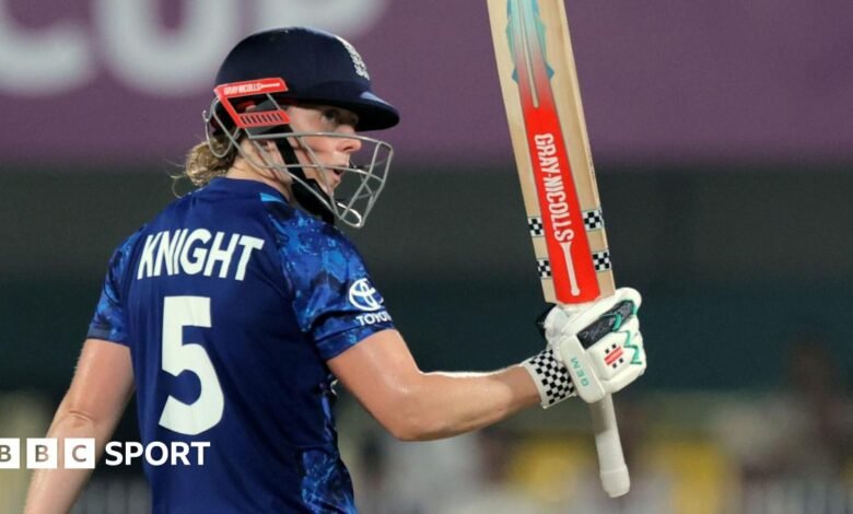 Resultados de la Copa de Cricket 2025: HEATHER KNIGHT guía a Inglaterra hacia una victoria poco convincente sobre Bangladesh Resultados de la Copa de Cricket 2025: HEATHER KNIGHT guía a Inglaterra hacia una victoria poco convincente sobre Bangladesh