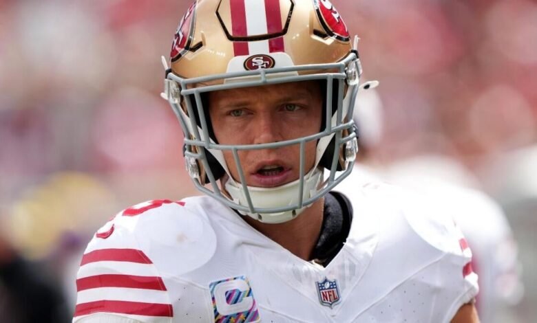 Por qué 49ers RB Christian McCaffrey recibió una multa extraña de la NFL después de la semana 4 para perder ante Jaguars