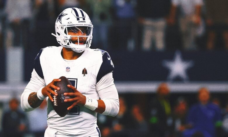 Probabilidades de la NFL para 2025: ¿Cómo valdrá la pena el mariscal de campo que se queda en casa frente al diferencial en la Semana 7? Probabilidades de la NFL para 2025: ¿Cómo valdrá la pena el mariscal de campo que se queda en casa frente al diferencial en la Semana 7?