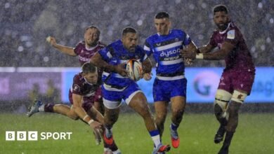 The Prem: Bath 28-16 Venta: Elementos de batalla de baño para ganar los puntos de recompensa