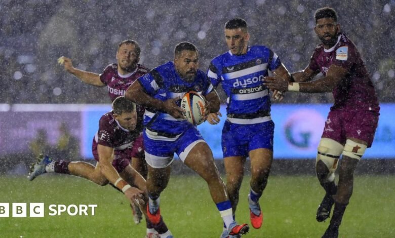 The Prem: Bath 28-16 Venta: Elementos de batalla de baño para ganar los puntos de recompensa