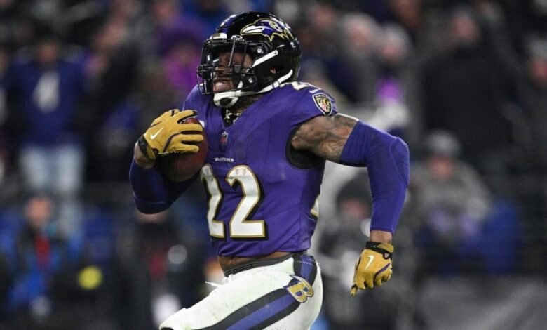 Derrick Henry entre las mejores apuestas para un anotador de touchdown en cualquier momento en TNF Derrick Henry entre las mejores apuestas para un anotador de touchdown en cualquier momento en TNF