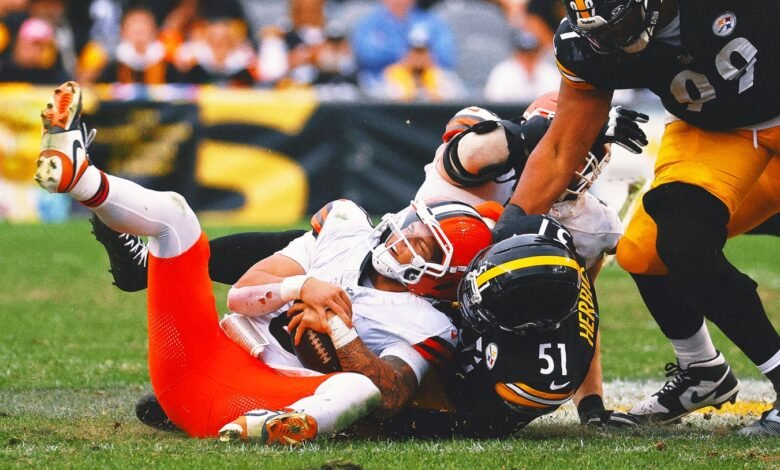 Dillon Gabriel se encuentra en una situación sin salida al tratar de ganar el puesto de mariscal de campo titular de los Browns.