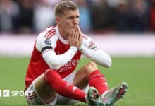 Martin Odegaard: Cómo el capitán del Arsenal estableció un registro de lesiones no deseadas
