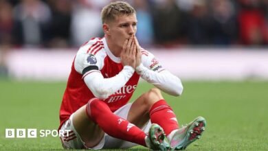 Martin Odegaard: Cómo el capitán del Arsenal estableció un registro de lesiones no deseadas