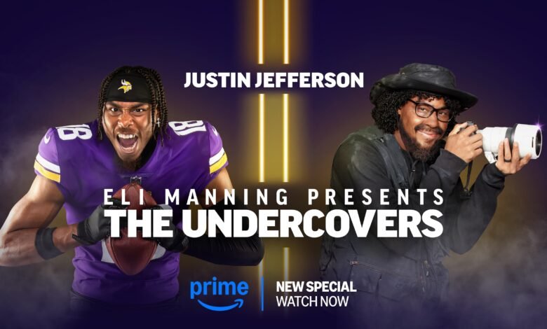 Justin Jefferson hace una broma a sus fans vistiéndose modestamente como fotógrafo de naturaleza en Prime Video Justin Jefferson hace una broma a sus fans vistiéndose modestamente como fotógrafo de naturaleza en Prime Video