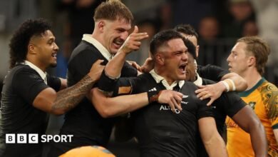 Campeonato de rugby: Nueva Zelanda derrotó a Australia 28-14 en Perth