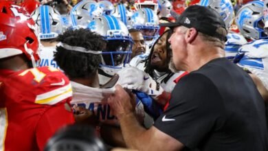 El safety de los Lions, Brian Branch, no apela la suspensión de un juego y se perderá la semana 7 después de la pelea posterior al juego