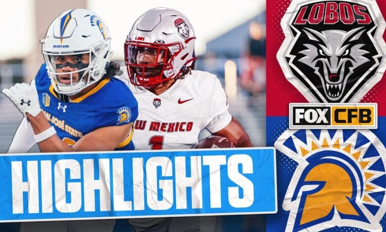 Nuevo México Lobos vs. San José Estatal Spartans Highlights | Foot College Football