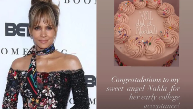 Halle Berry celebra la pronta aceptación de su hija en la universidad