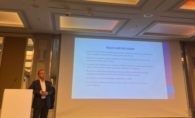 HEZ Energy destaca el potencial de extracción de litio a partir de energía geotérmica en Türkiye HEZ Energy destaca el potencial de extracción de litio a partir de energía geotérmica en Türkiye