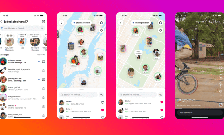 Instagram actualiza su función de mapa para que sea más fácil saber si está compartiendo su ubicación