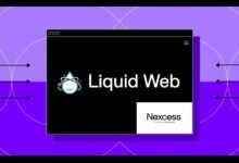 El exceso se absorbe completamente en Liquid Web