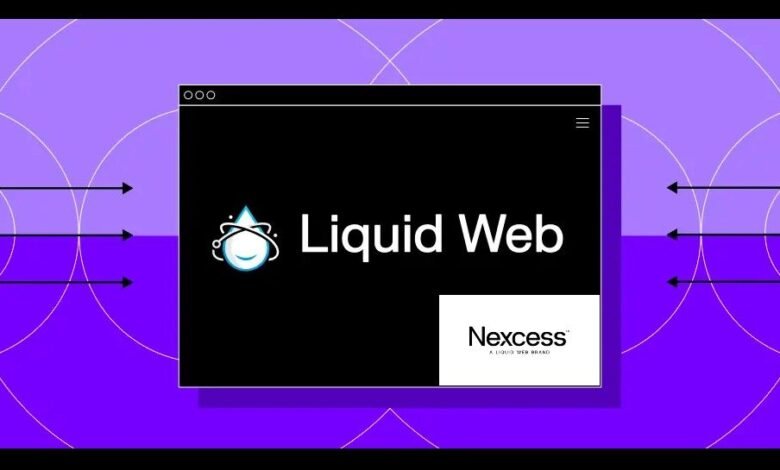 El exceso se absorbe completamente en Liquid Web