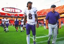 Informe de lesiones de la Semana 5 de la NFL, inactivo: Lamar Jackson fuera, Jayden Daniels en