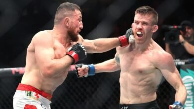 Resultados de UFC 320: Merab Dvalishvili a través de Cory Sandhagen para celebrar el campeonato Bantamkg